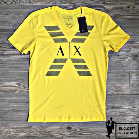 Playera Armani Exchange Original Negro Logo Ax .